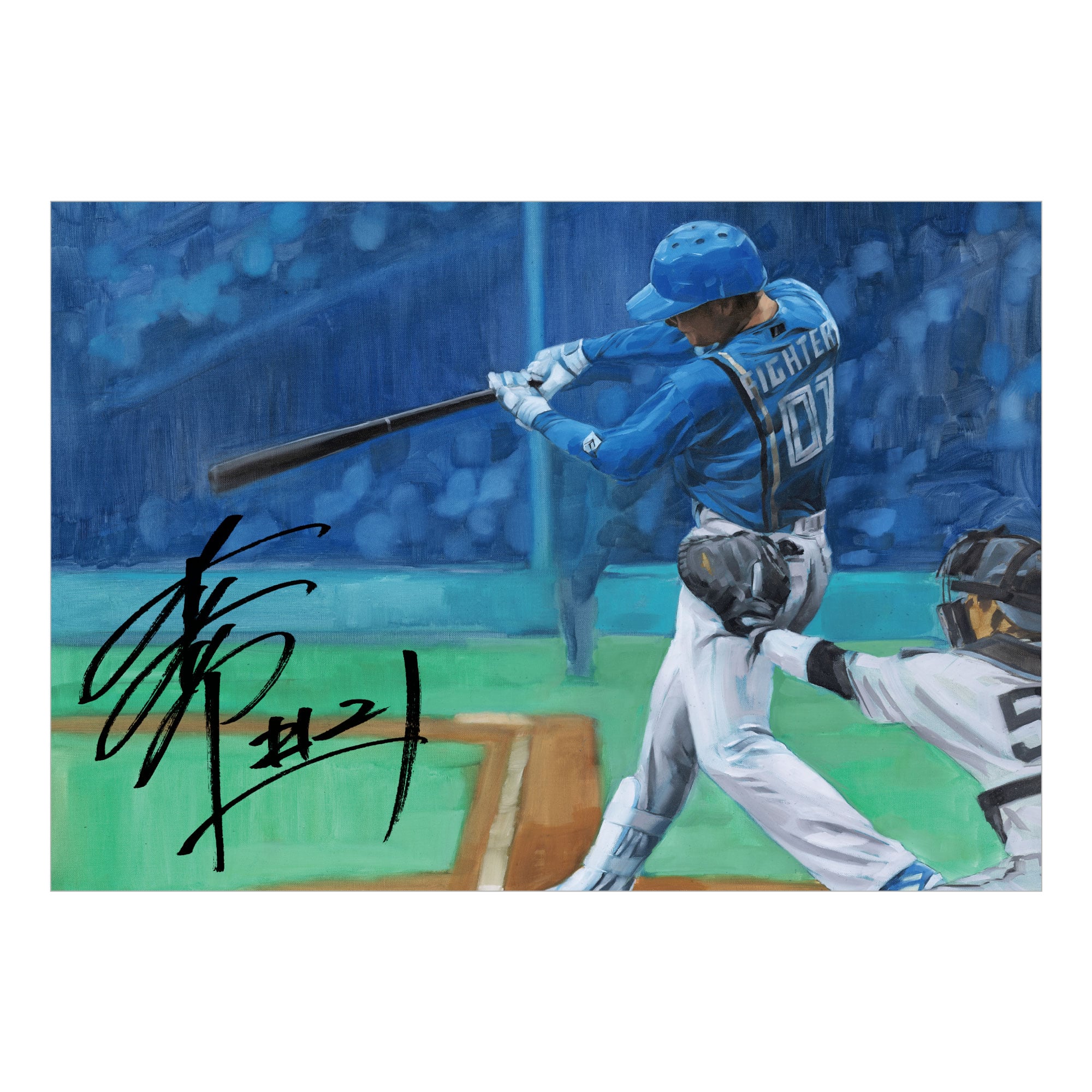 直筆サイン入りFIGHTERS ART GALLERY 21 